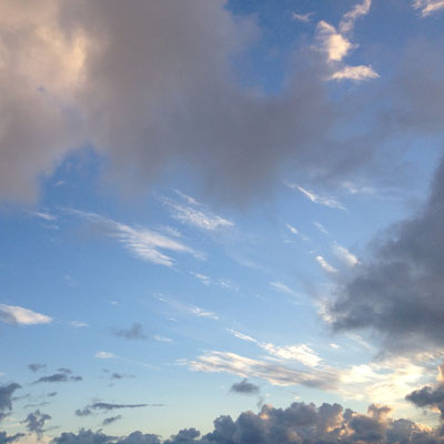 Briefmarke | Der Himmel über Texel